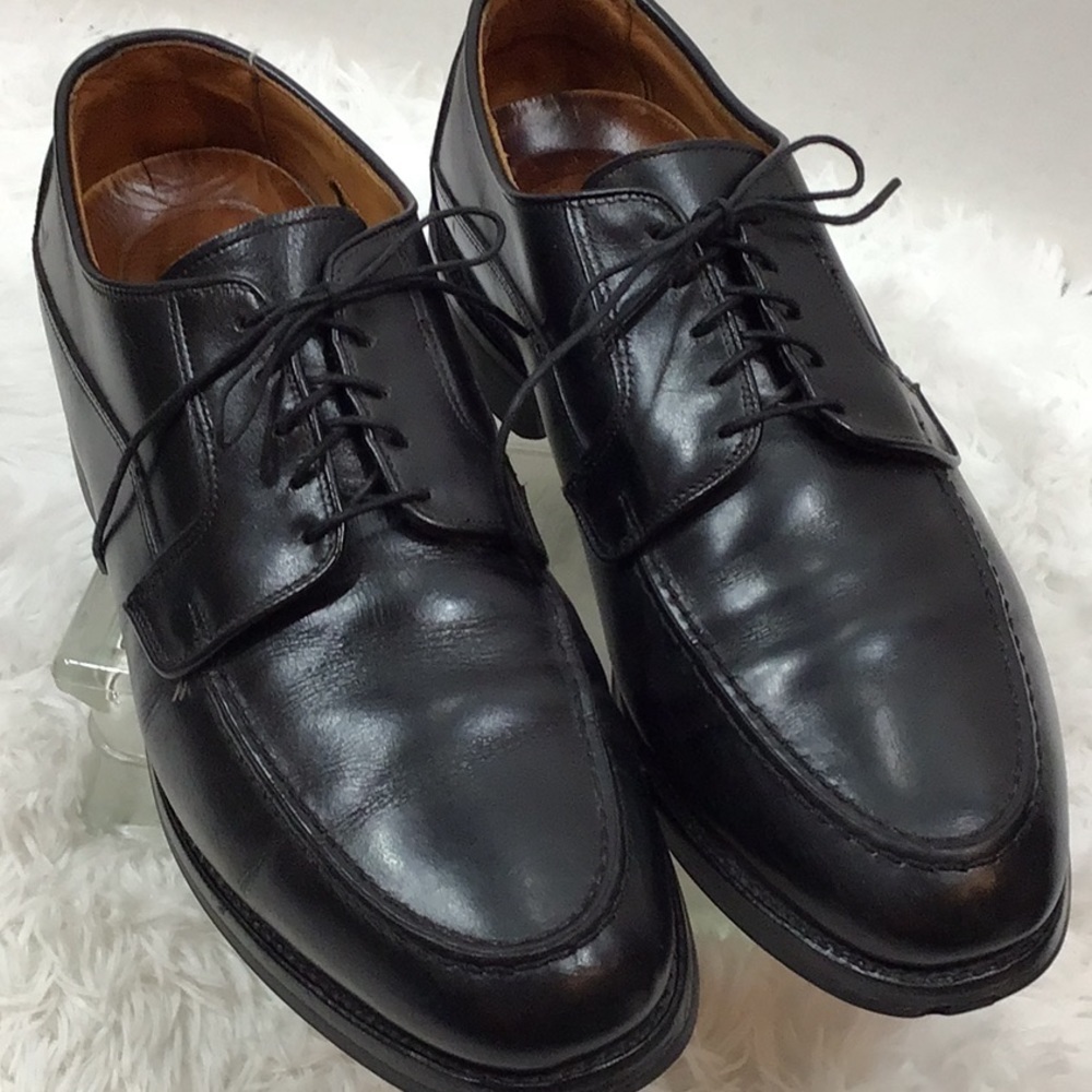 Allen Edmonds black leather lace up dress shoes 10.5E